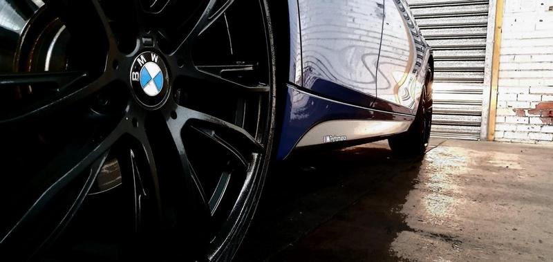 BMW M Performance wheel and side skirt
