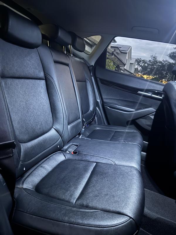Kia Seltos rear leather seats